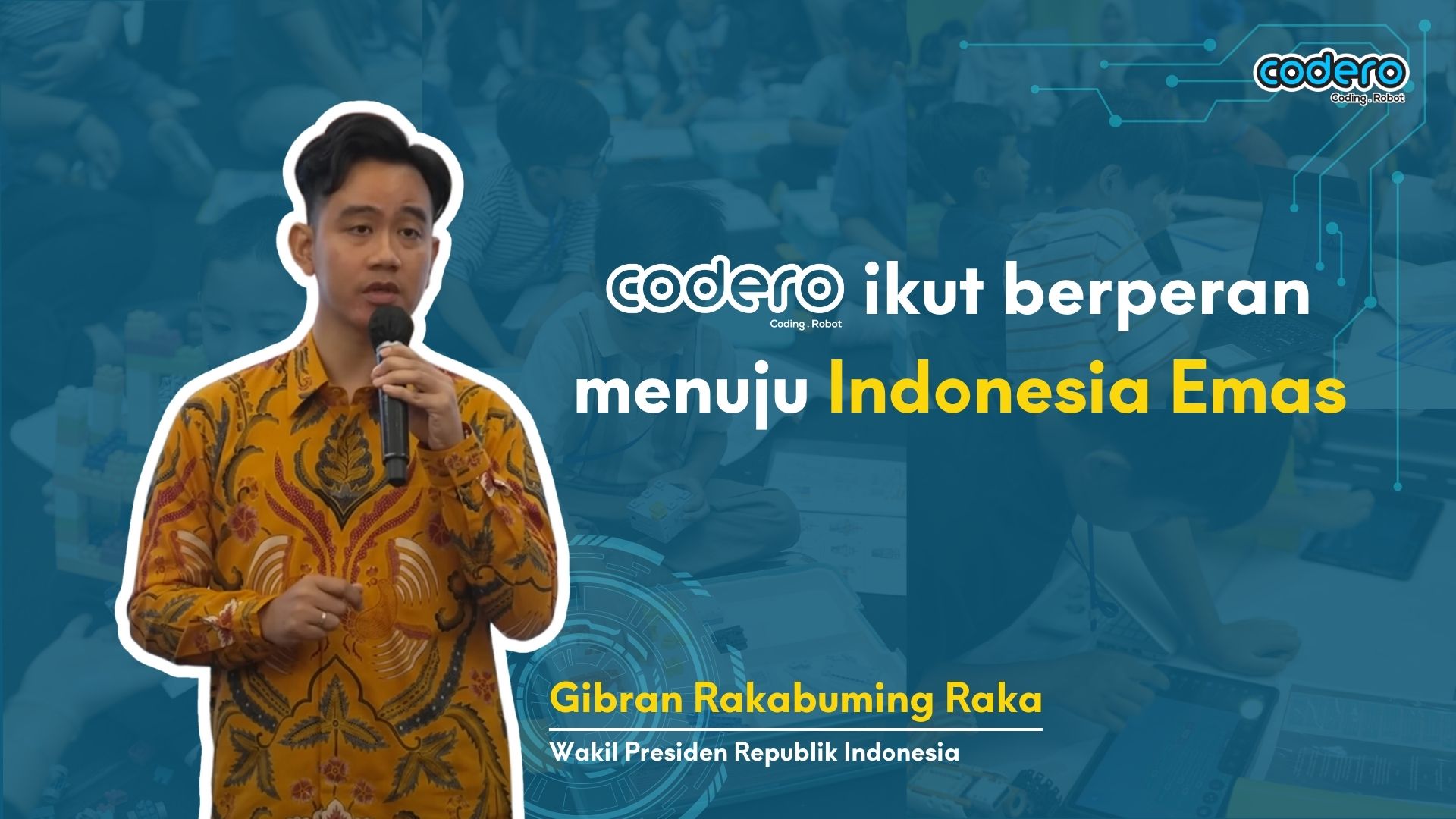 Gibran Minta Menteri Terapkan Coding di TK dan SD Menuju Indonesia Emas