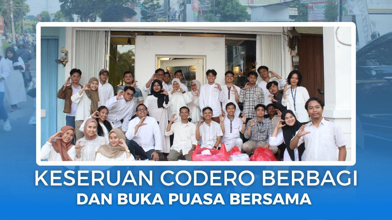 Keseruan Codero Berbagi dan Buka Puasa Bersama