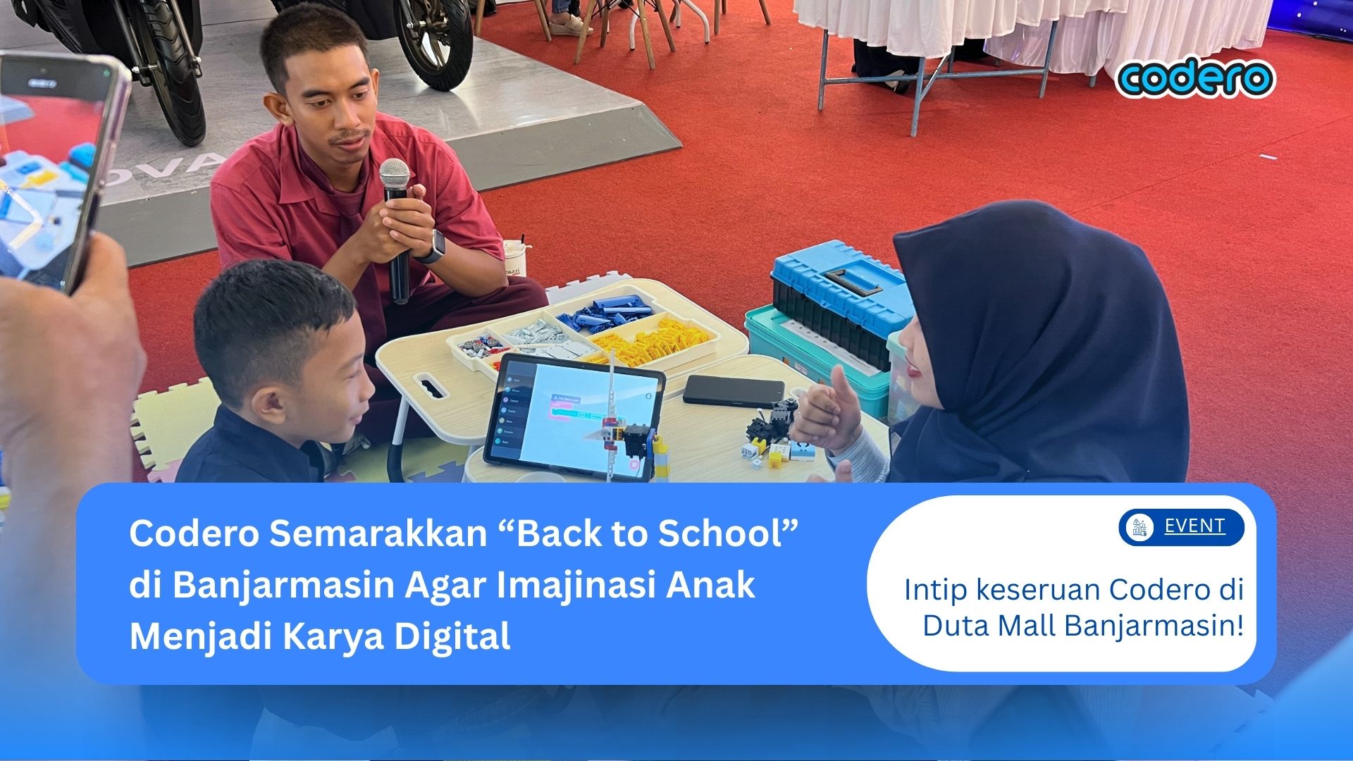 Codero Semarakkan “Back to School” di Banjarmasin Agar Imajinasi Anak Menjadi Karya Digital
