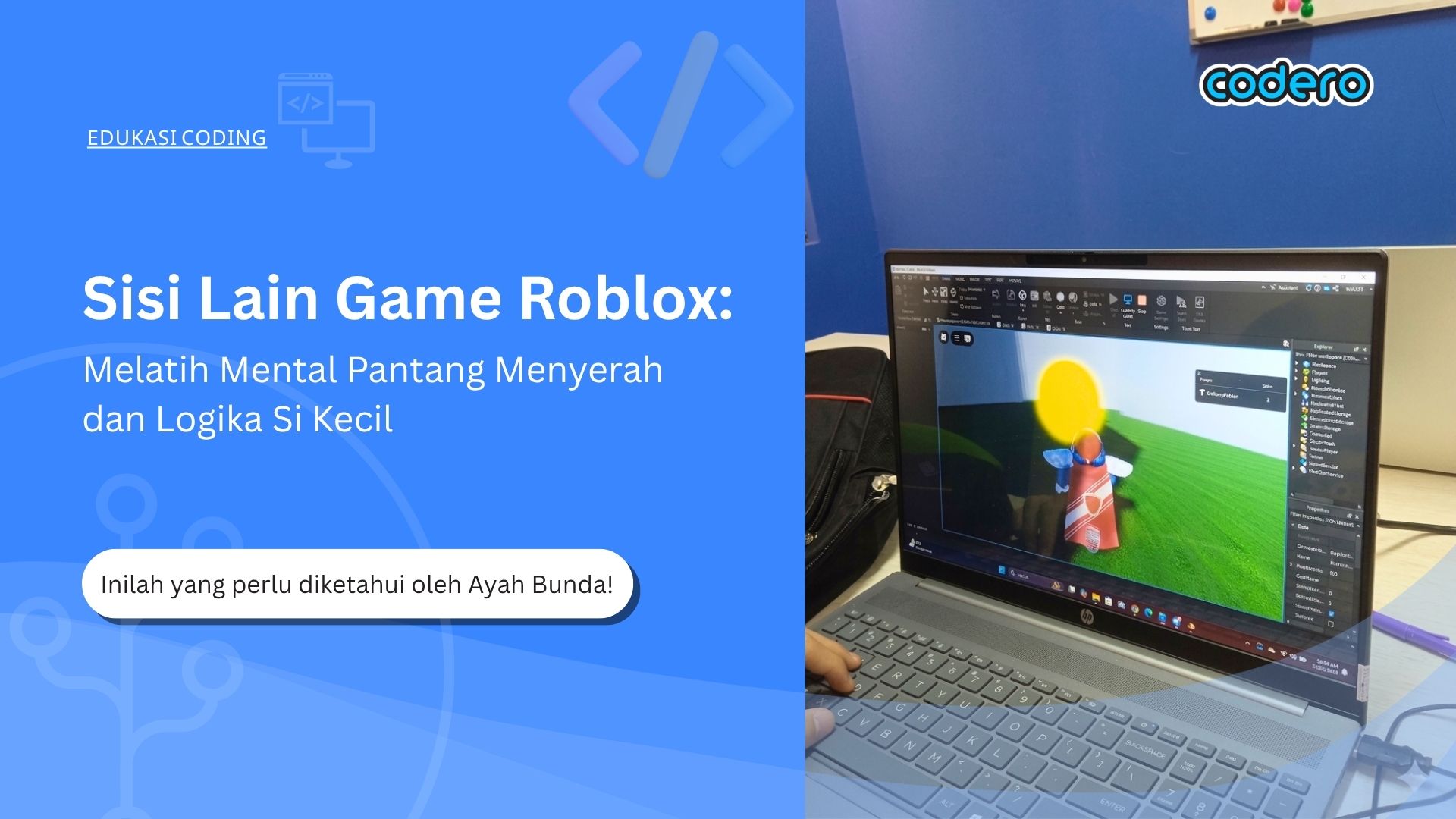 Sisi Lain Game Roblox: Melatih Mental Pantang Menyerah & Logika Si Kecil