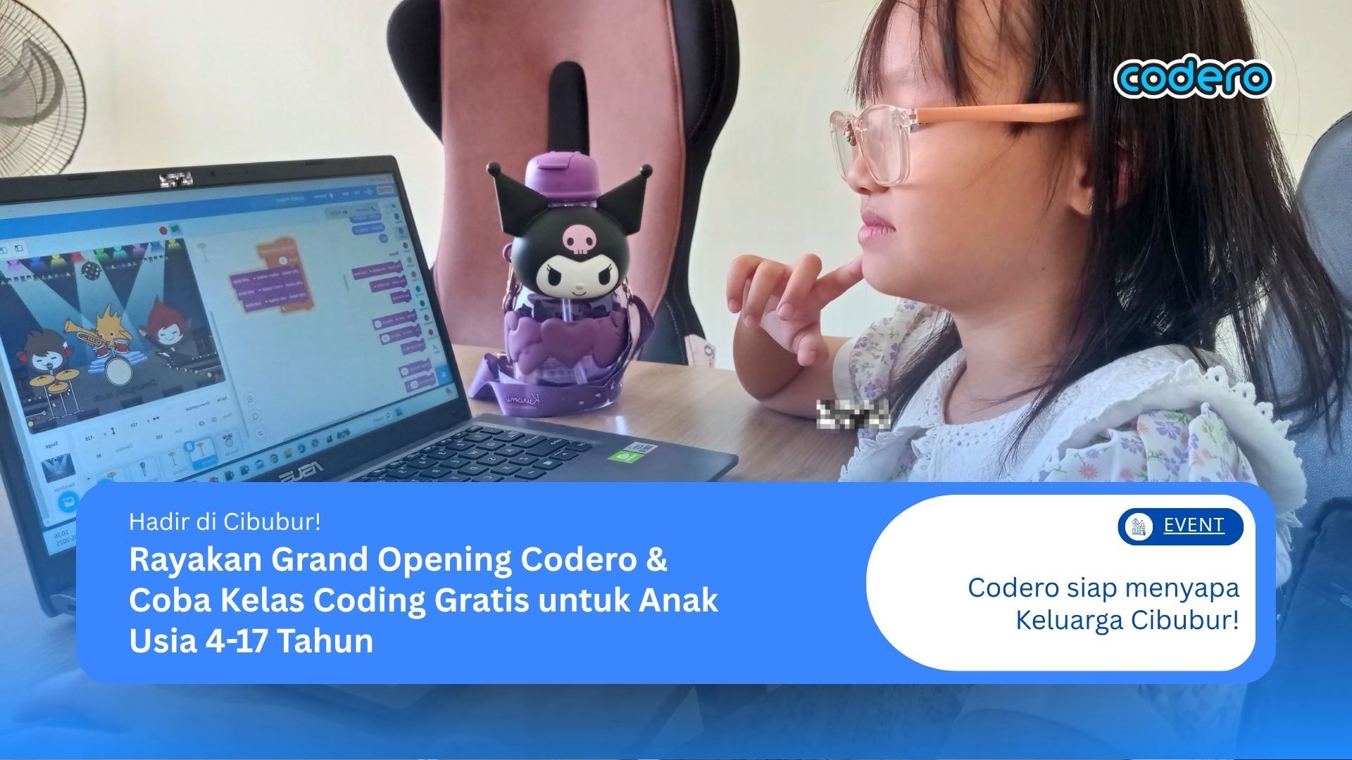 Now in Cibubur! Celebrate the Grand Opening of Codero & Try a Free Coding Class for Kids Ages 4–17