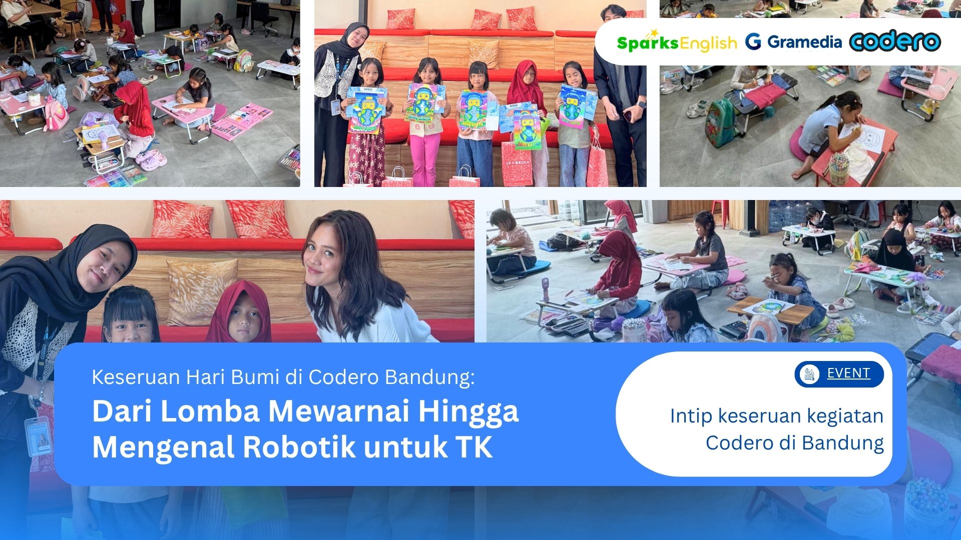 The Fun of Earth Day at Codero Bandung: From Coloring Contests to Introducing Robotics
