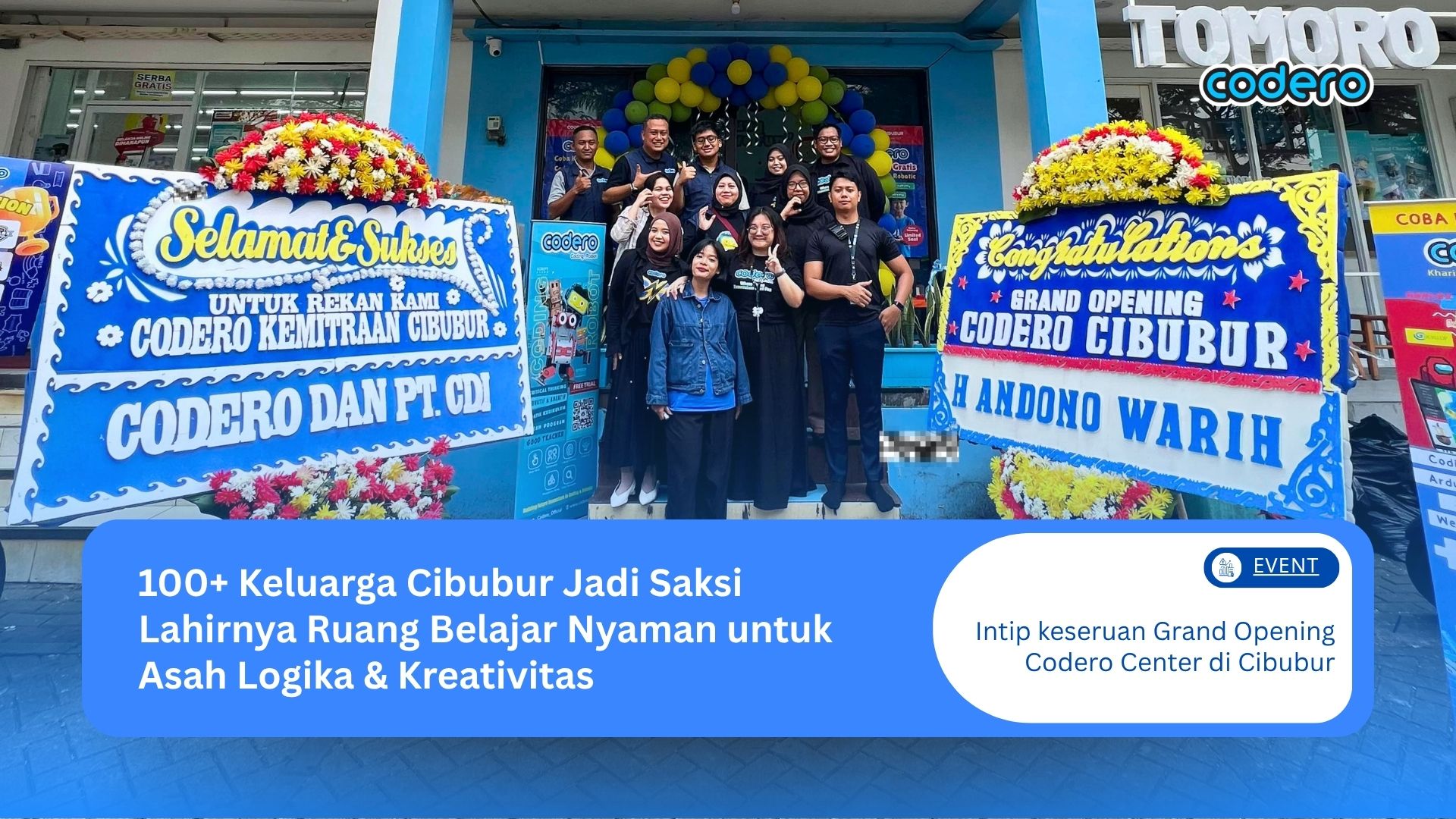 100+ Keluarga Cibubur Jadi Saksi Lahirnya Ruang Belajar Nyaman untuk Asah Logika & Kreativitas