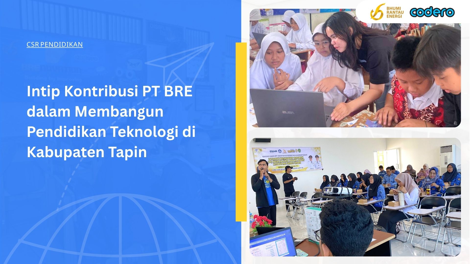 Take a Look at PT BRE’s Contribution to Advancing Technology Education in Tapin Regency