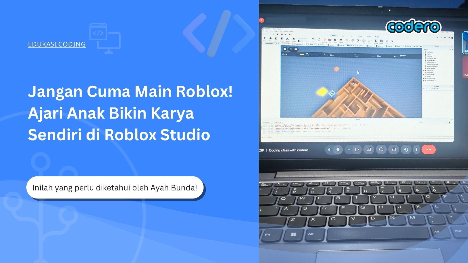 Don’t Just Play Roblox! Teach Your Kids to Create Their Own Content in Roblox Studio