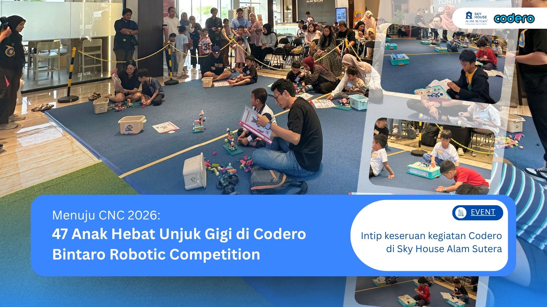 Menuju CNC 2026: 47 Anak Hebat Unjuk Gigi di Codero Bintaro Robotic Competition