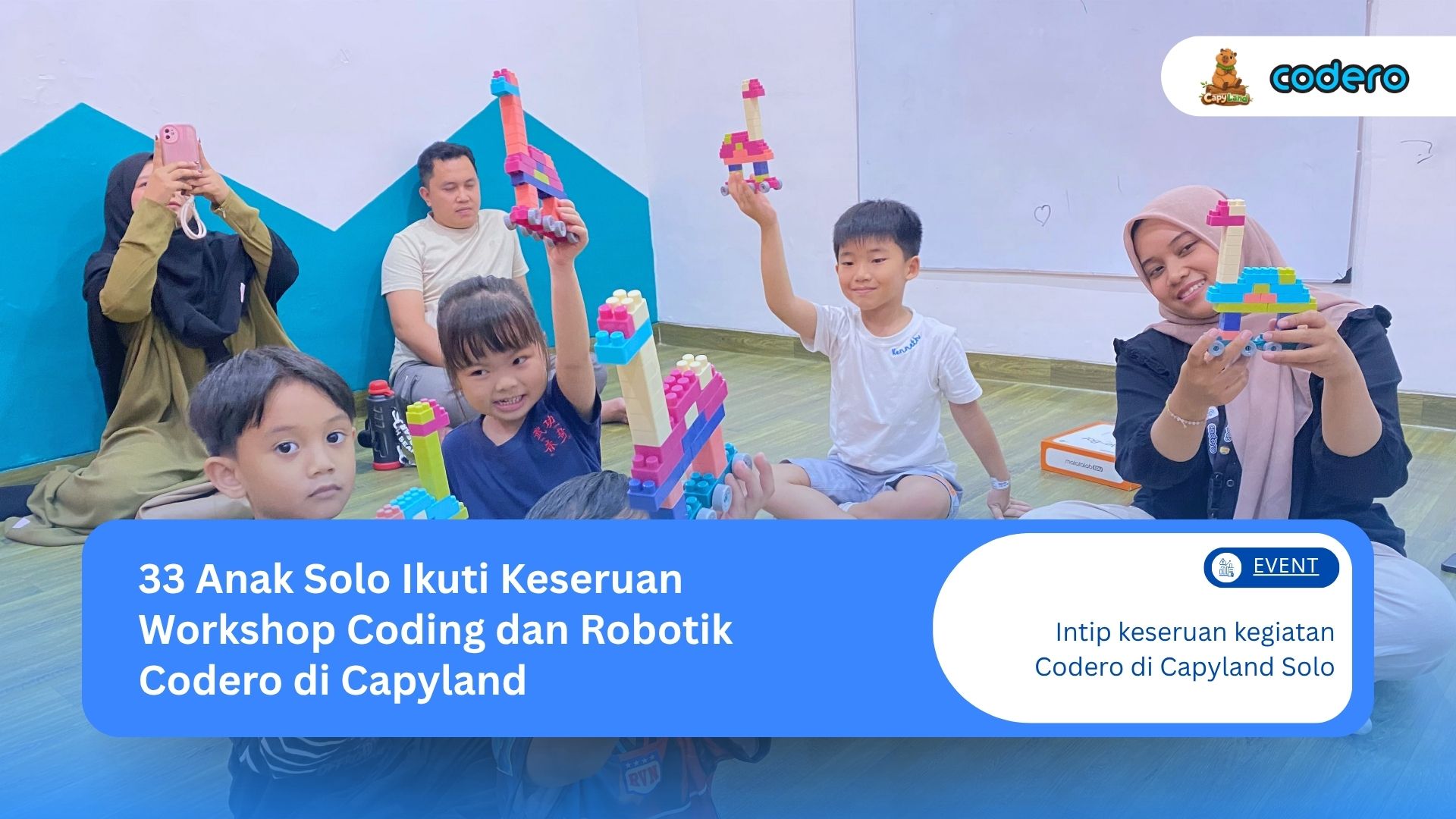 33 Children from Solo Take Part in the Exciting Codero Coding and Robotics Workshop at Capyland