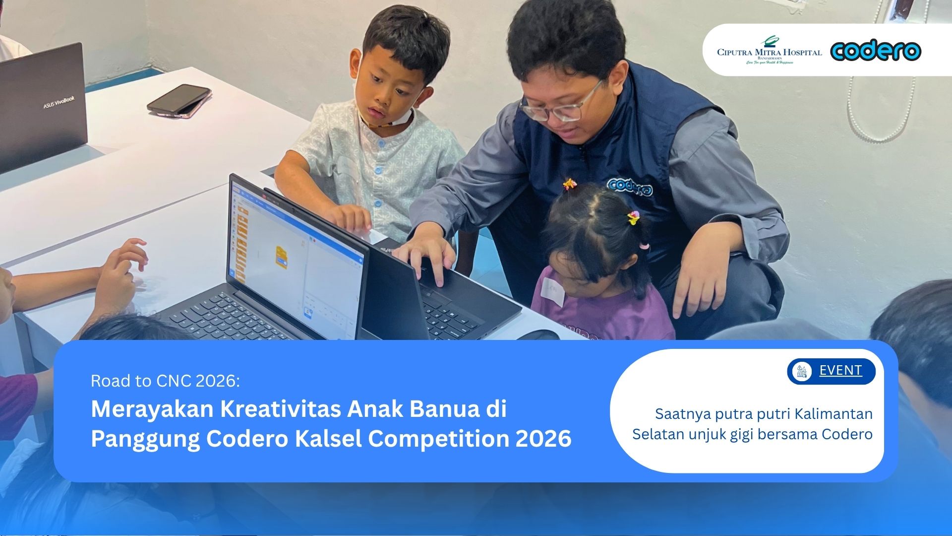 Celebrating the Creativity of Banua’s Children on the Stage of the 2026 Codero Kalsel Competition