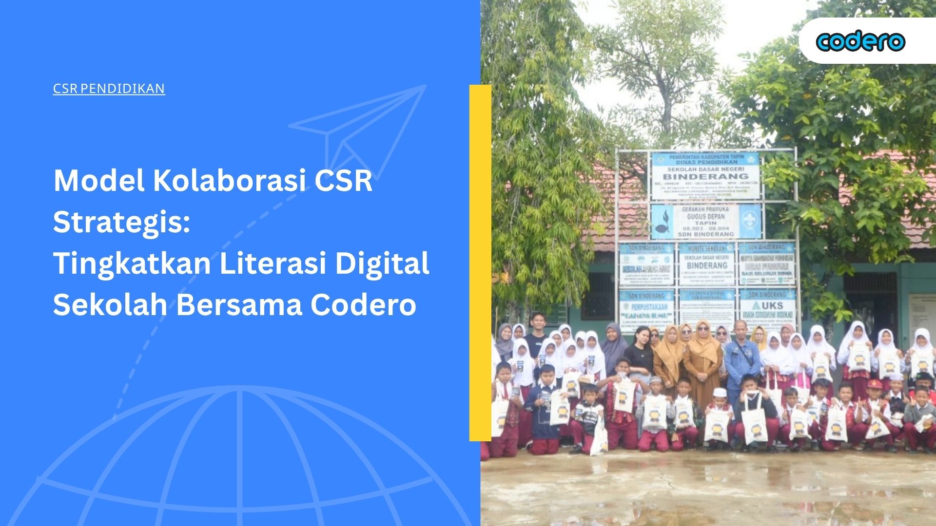 Model Kolaborasi CSR Strategis: Tingkatkan Literasi Digital Sekolah Bersama Codero