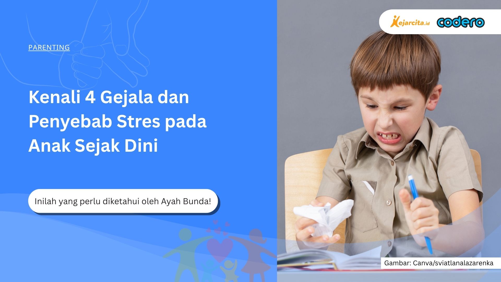 Kenali 4 Gejala dan Penyebab Stres pada Anak Sejak Dini
