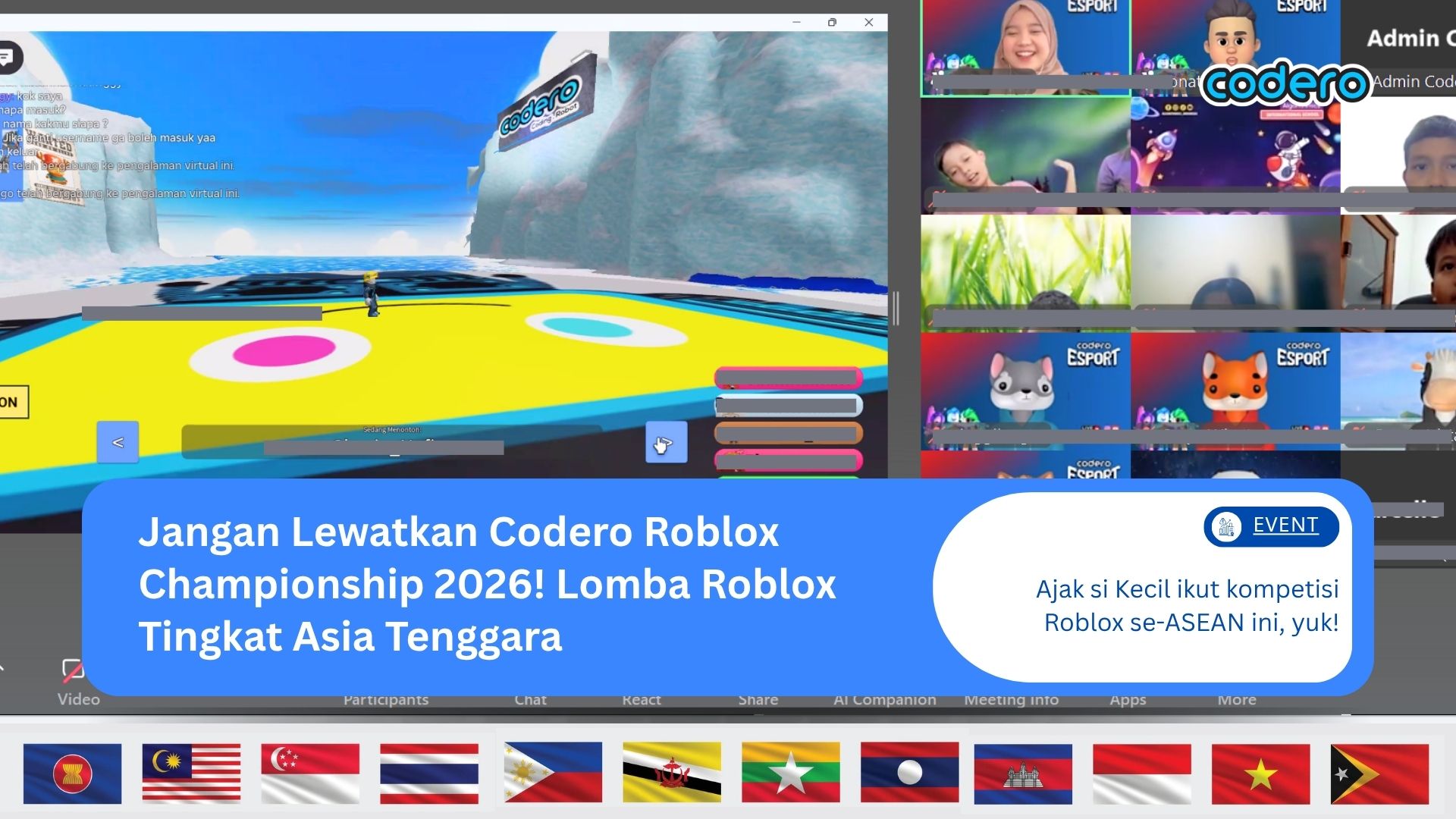 Don’t Miss the 2026 Codero Roblox Championship! The Southeast Asia Roblox Competition