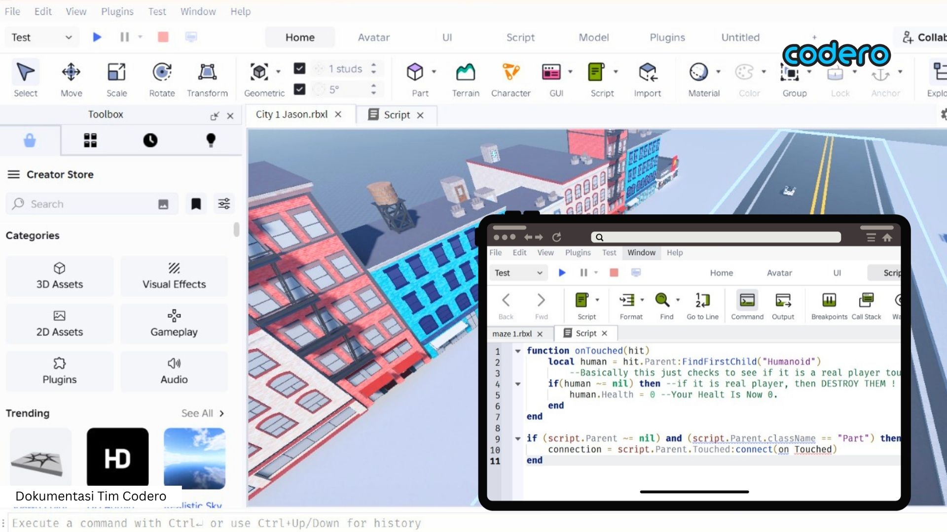 Lua, a Programming Language in Roblox Games to Introduce Children to the World of Technology