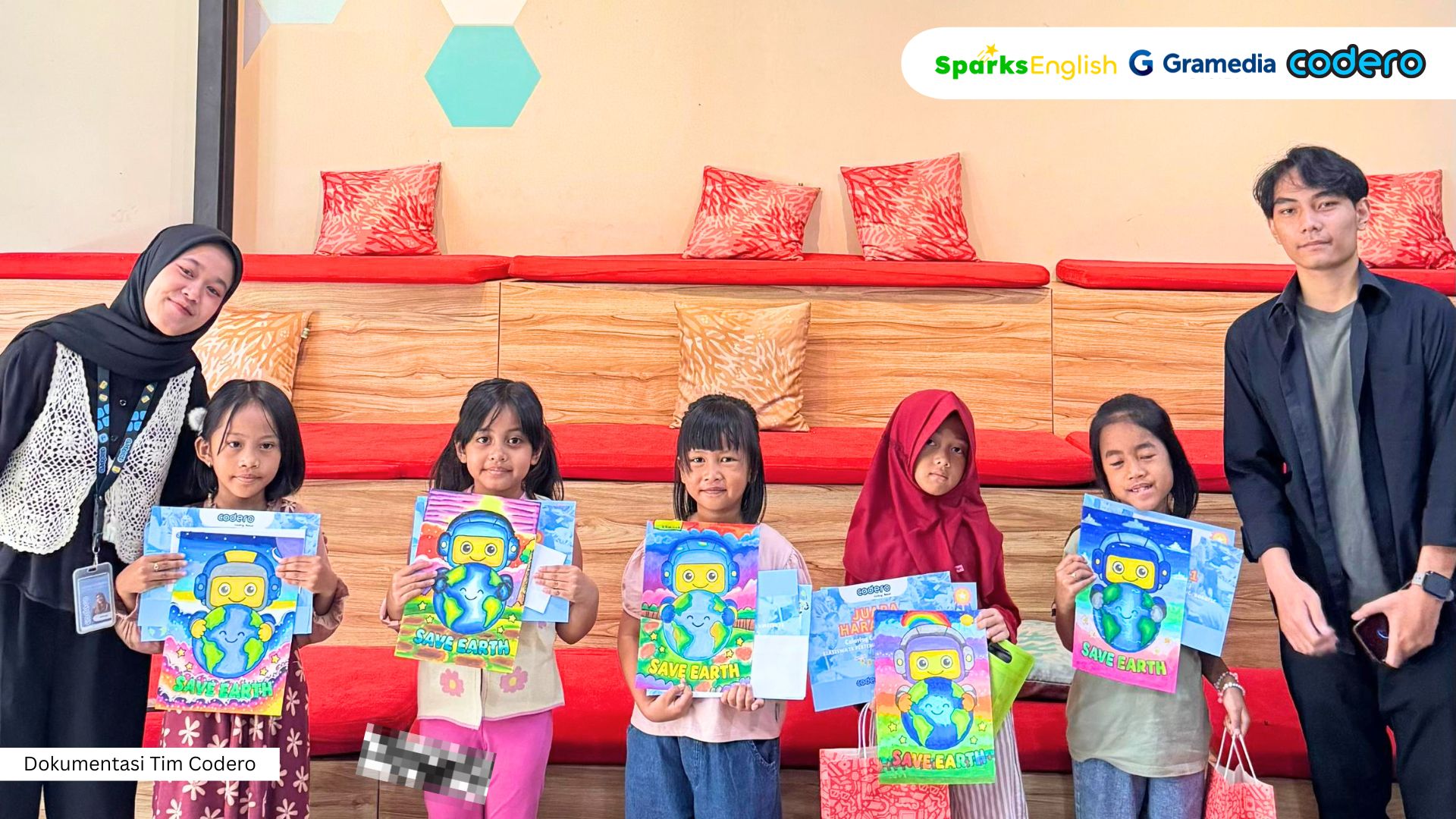 Keseruan Hari Bumi di Codero Bandung: Dari Lomba Mewarnai Hingga Mengenal Robotik untuk TK