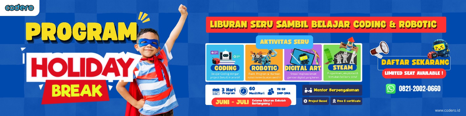 Holiday Break Program | Fun Vacation While Learning Coding & Robotics