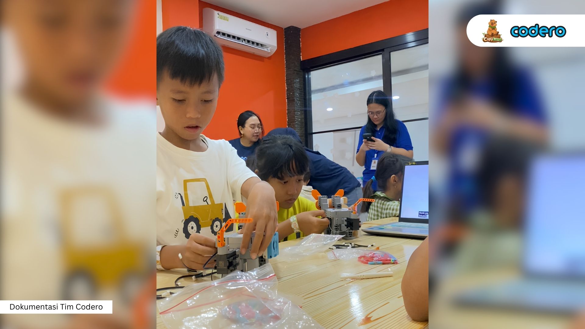 33 Anak Solo Ikuti Keseruan Workshop Coding dan Robotik Codero di Capyland