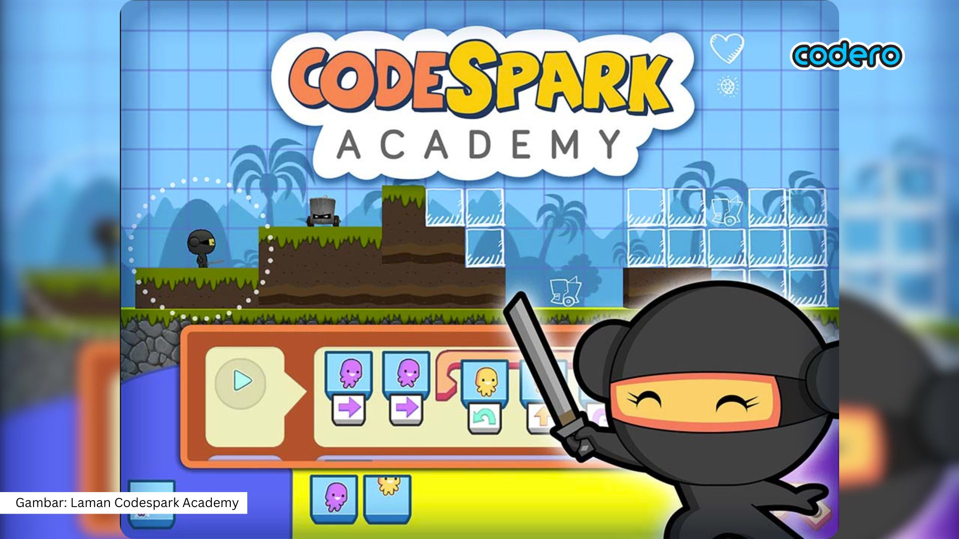 Rekomendasi game coding anak - CodeSpark Academy