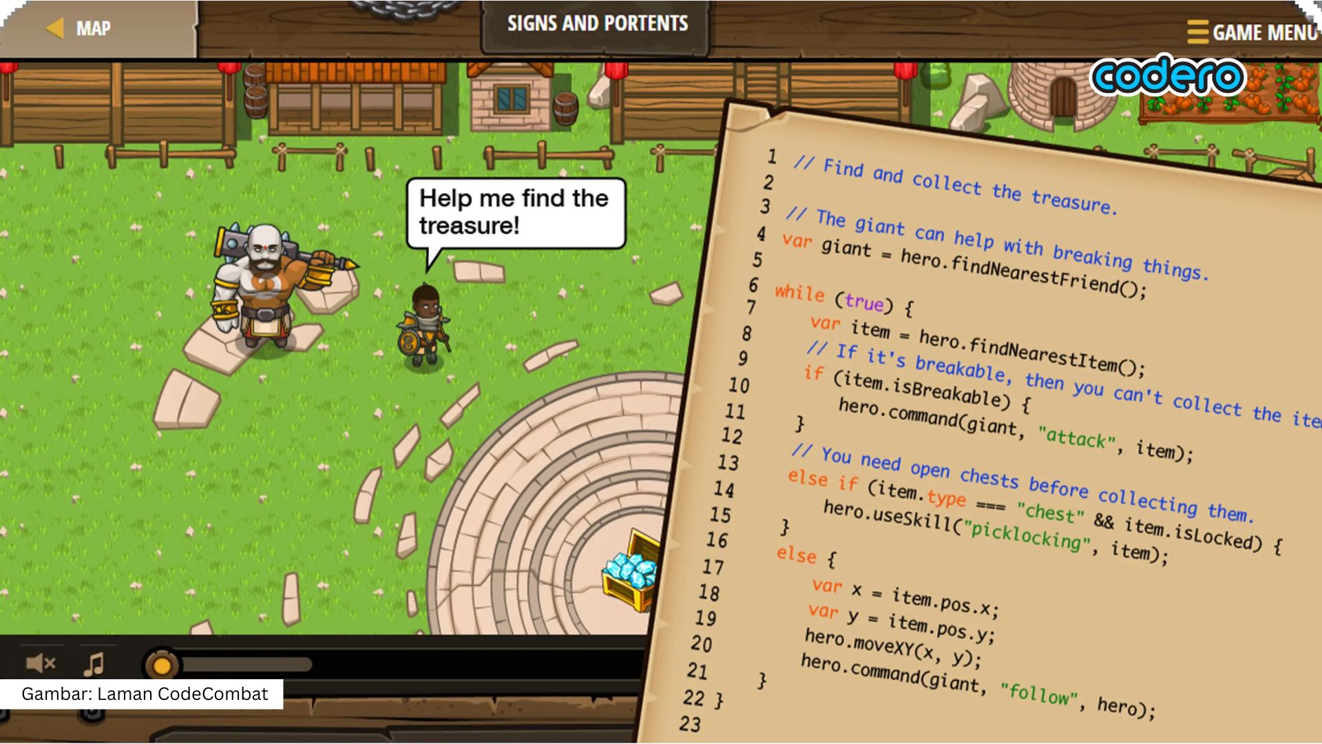 Rekomendasi game coding anak - CodeCombat