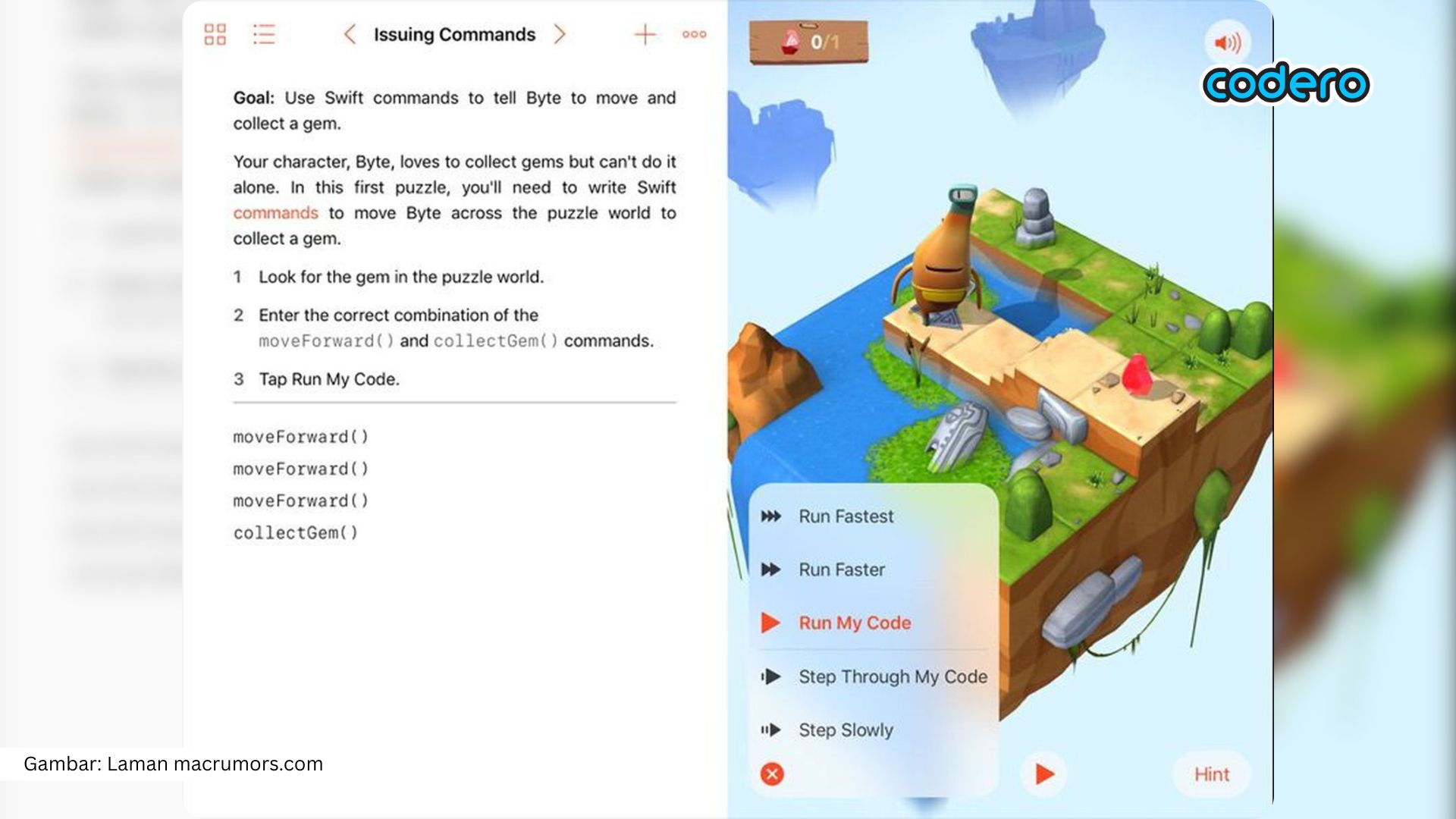 Rekomendasi game coding anak - Swift Playground