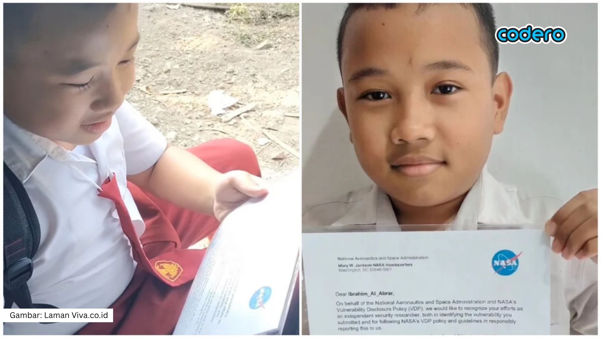 After Discovering NASA’s “Secret,” a 12-Year-Old Boy from Boyolali Receives a Letter of Recognition!